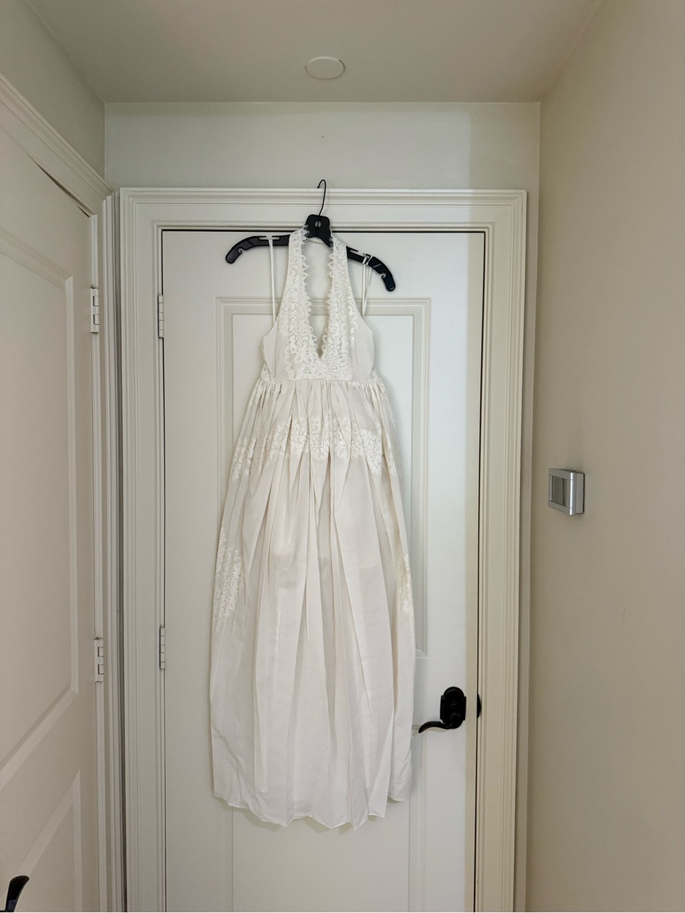 A.L.C. White Lace Halter Wedding Dress